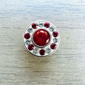 Kameleon Jewel Pop 925 Sterling pop insert Ruby Burst NEW Swarovski CZ